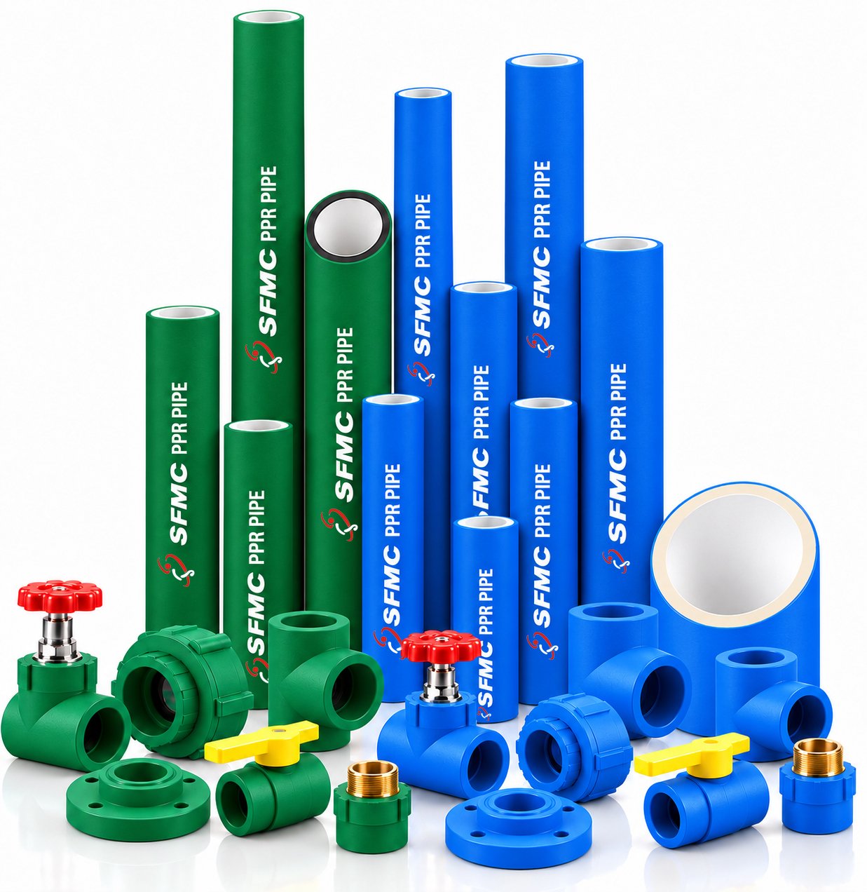 SFMC three-layer PPR pipes and fittings